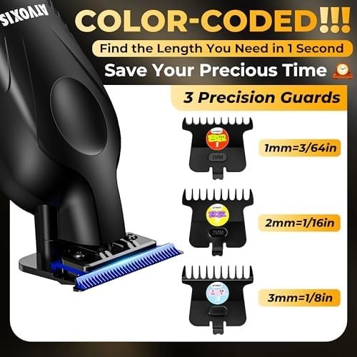 Professional Zero Gap Hair Trimmer with Sharp Blades & Long Battery Life