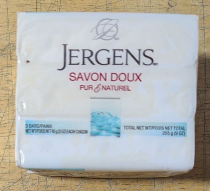 Jergens Mild Bar Soap Set - Cleanses & Freshens Skin, 3 Bars 3oz Each