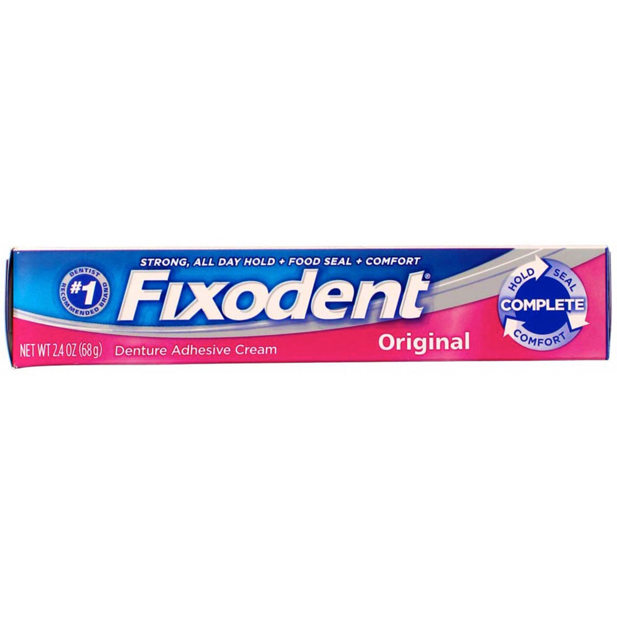 3 Pack Denture Adhesive Cream - Strong Hold, 2.4 oz