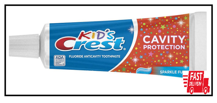 Kids Cavity Protection Toothpaste Sparkle Fun 4.6 Oz Pack of 3