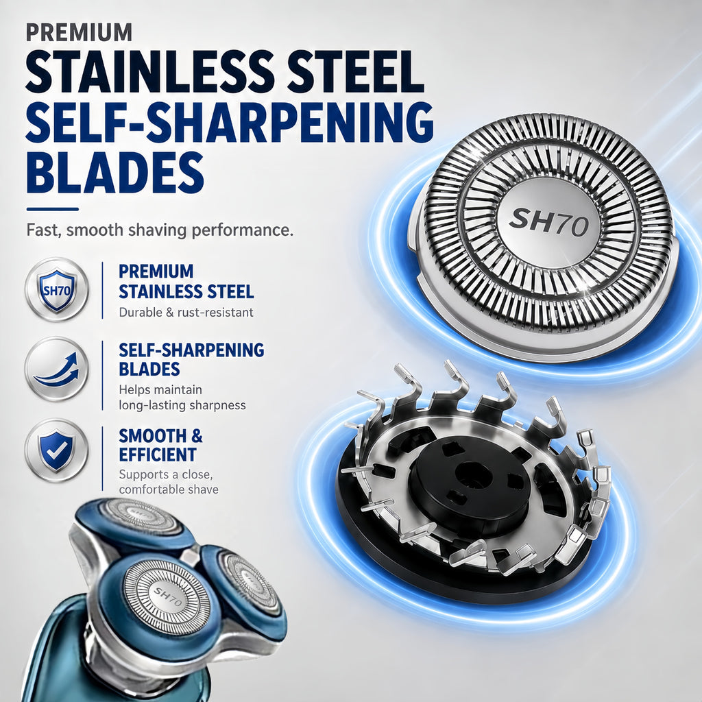 6PCS Shaver Replacement Heads for Philips Norelco Series 7000 & 5000