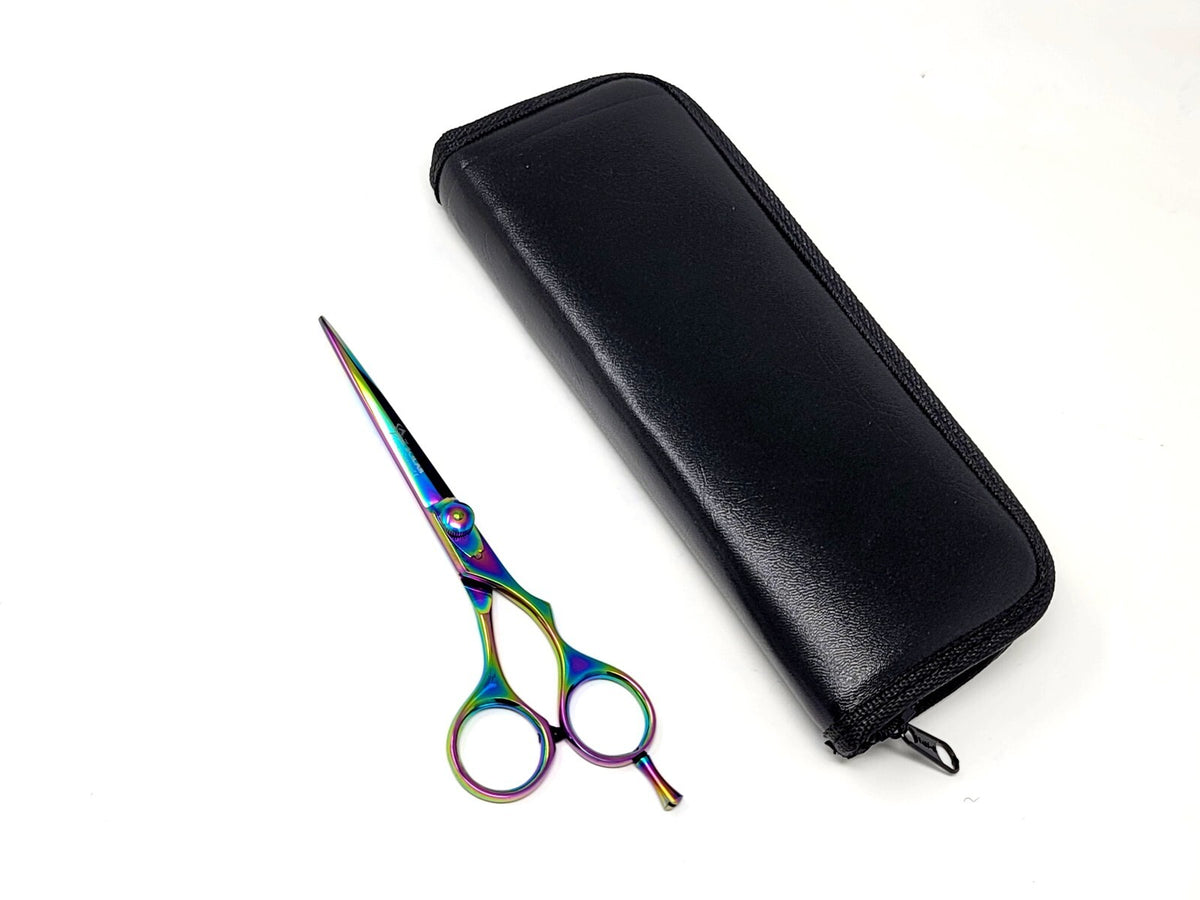 Professional German Hair Cutting Scissors 6.5 Inch Multi Color Titanium Coated