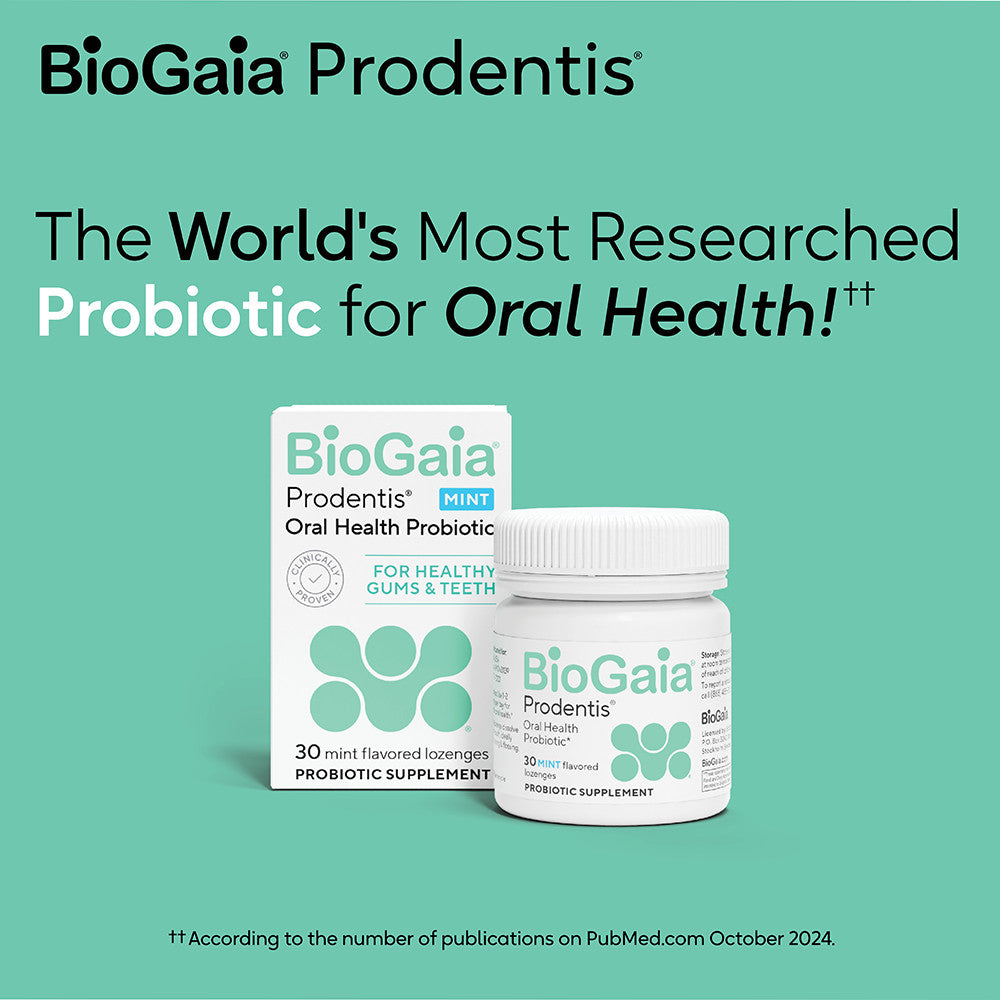 Probiotic Oral Lozenges for Gums and Teeth - Mint Flavor, 30 Count