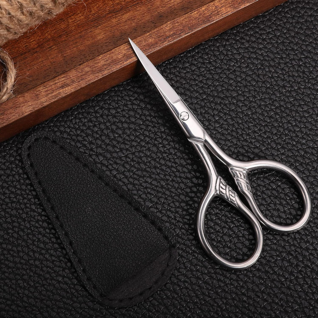 Small Precision Scissors 3.5 Inch for Grooming & Crafting - Stainless Steel