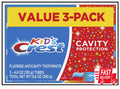 Kids Cavity Protection Toothpaste Sparkle Fun 4.6 Oz Pack of 3