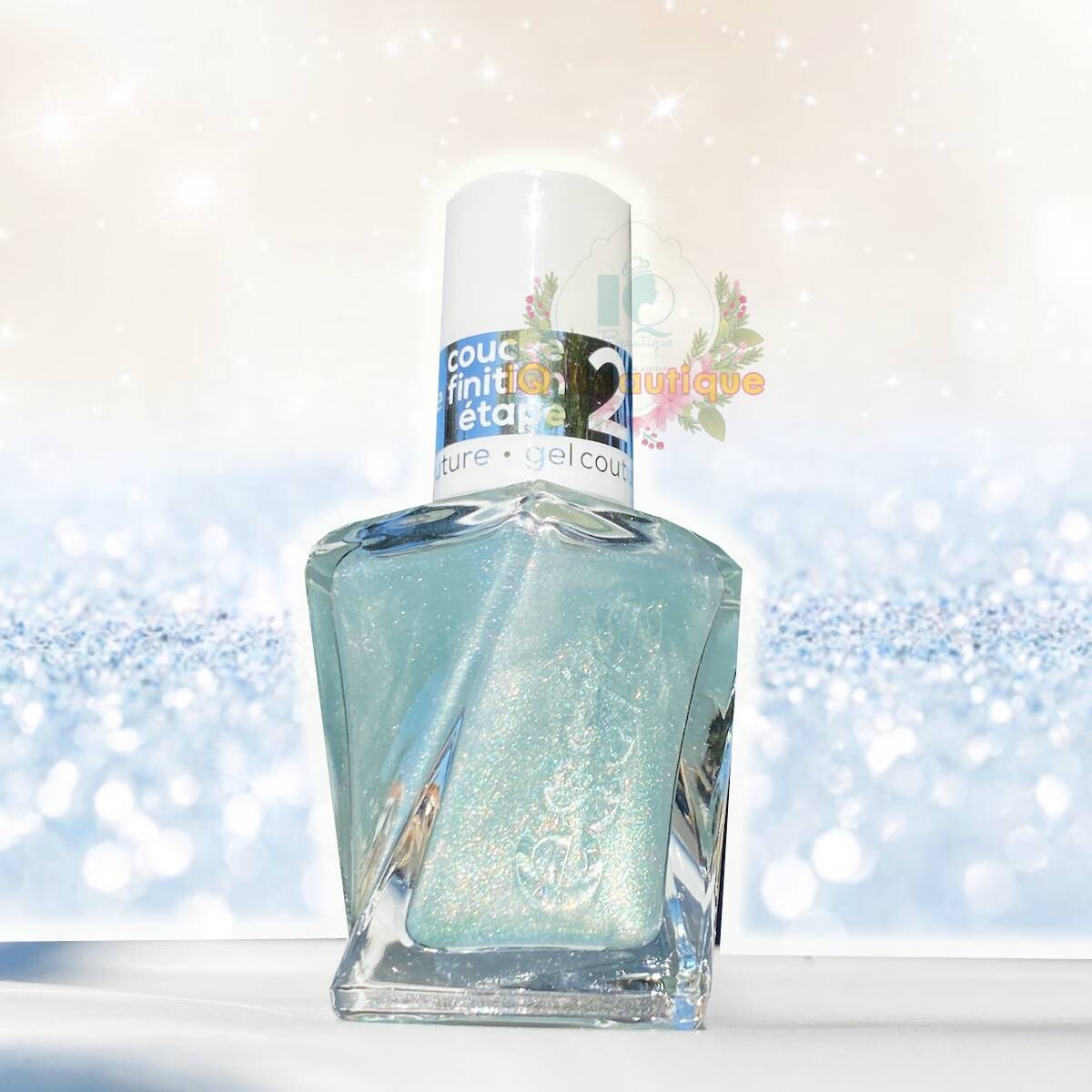 Essie Gel Couture Sparkle Effect Top Coat 3-Pack Long Lasting Up to 14 Days