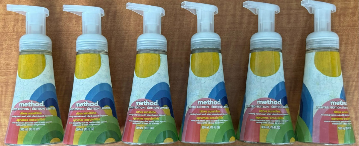 Plant-Based Citrus Sunshine Foaming Hand Wash - 6 Pack 10oz