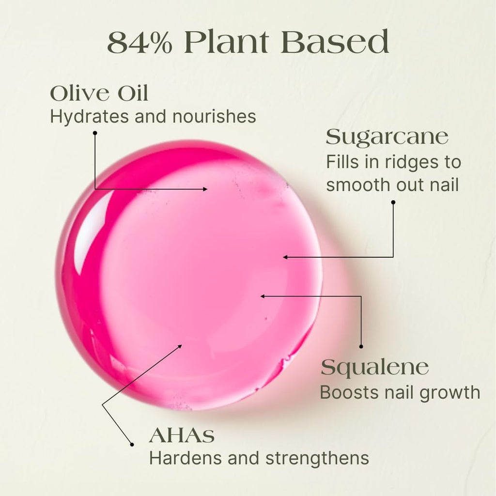 Nail Strengthening Polish for Damaged, Brittle Nails - Tinted Repair & Growth