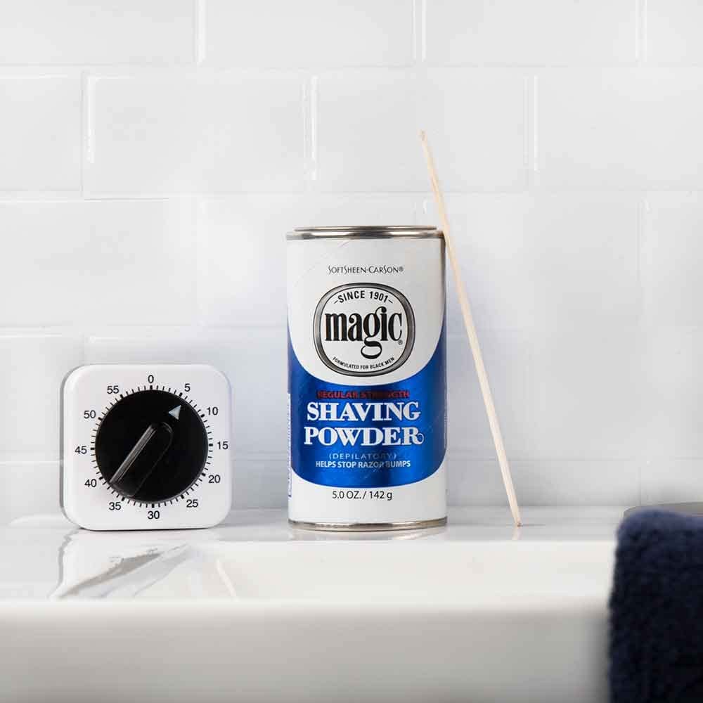 Blue Regular Strength Shaving Powder 5 oz Pack of 5