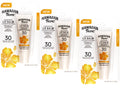 SPF 30 Lip Balm with Pineapple Flavor - 12Hr Moisturization, 3 Pack