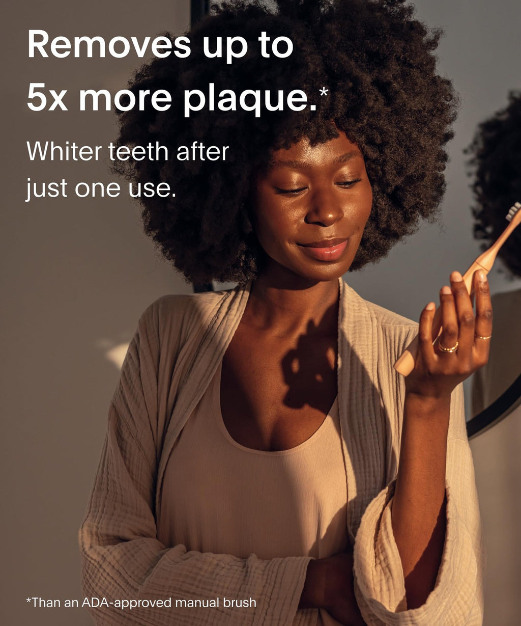 Recyclable Plant-Based Electric Toothbrush Heads with Tongue Scraper - 3 Pack