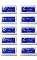 Crystal Platinum Coated Double Edge Safety Razor Blades - Made in Israel, 100 Pack