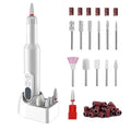 Cordless Electric Nail Drill Machine for Manicure Pedicure - Rechargeable, Adjustable Speed