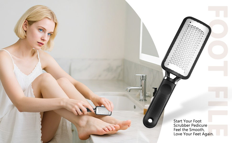 Foot Callus Remover File - Pedicure Rasp & Foot Scrubber Tool