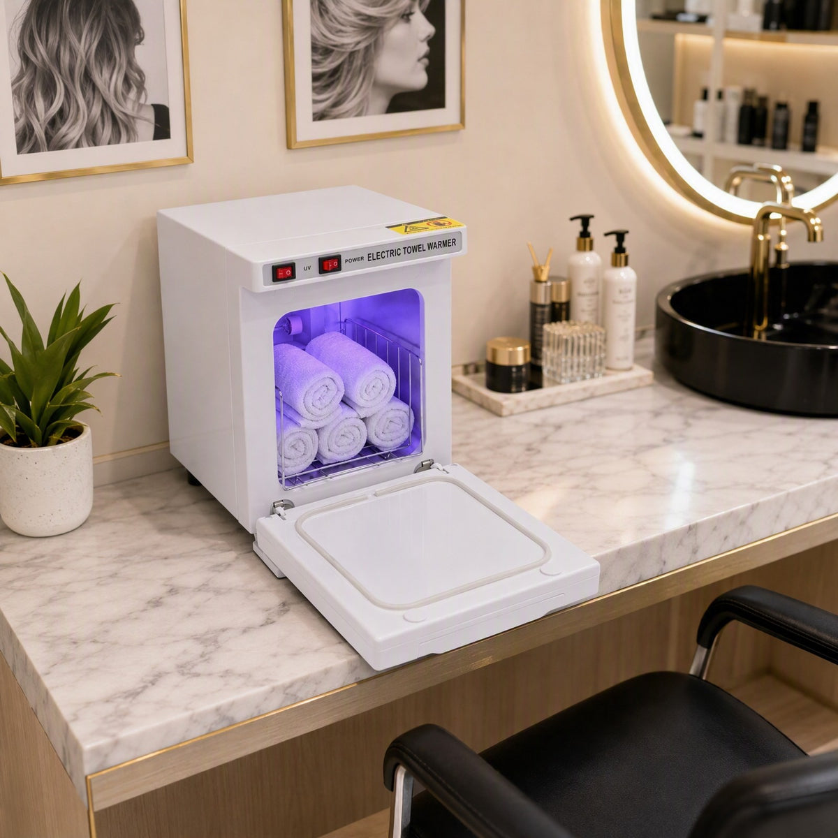 Electric Towel Warmer Cabinet - Large Capacity, Quick Heating, Hygienic UV Lamp
