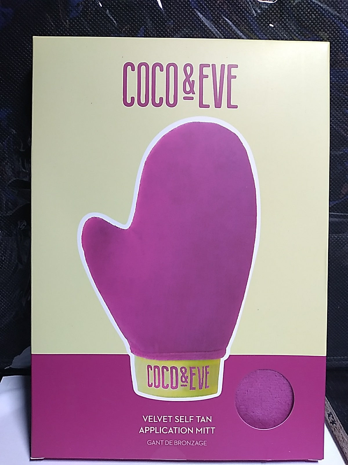 Self-Tanning Application Mitt - Velvet Tanning Mitt for Body & Face