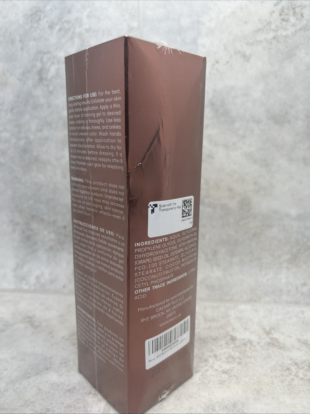 Self Tanning Gel Medium to Dark 8.4 oz Sunless Tanning Product
