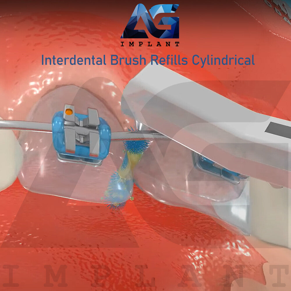 Dental Orthodontic Interdental Brush Refills - Floss Tooth Hygiene 6pcs