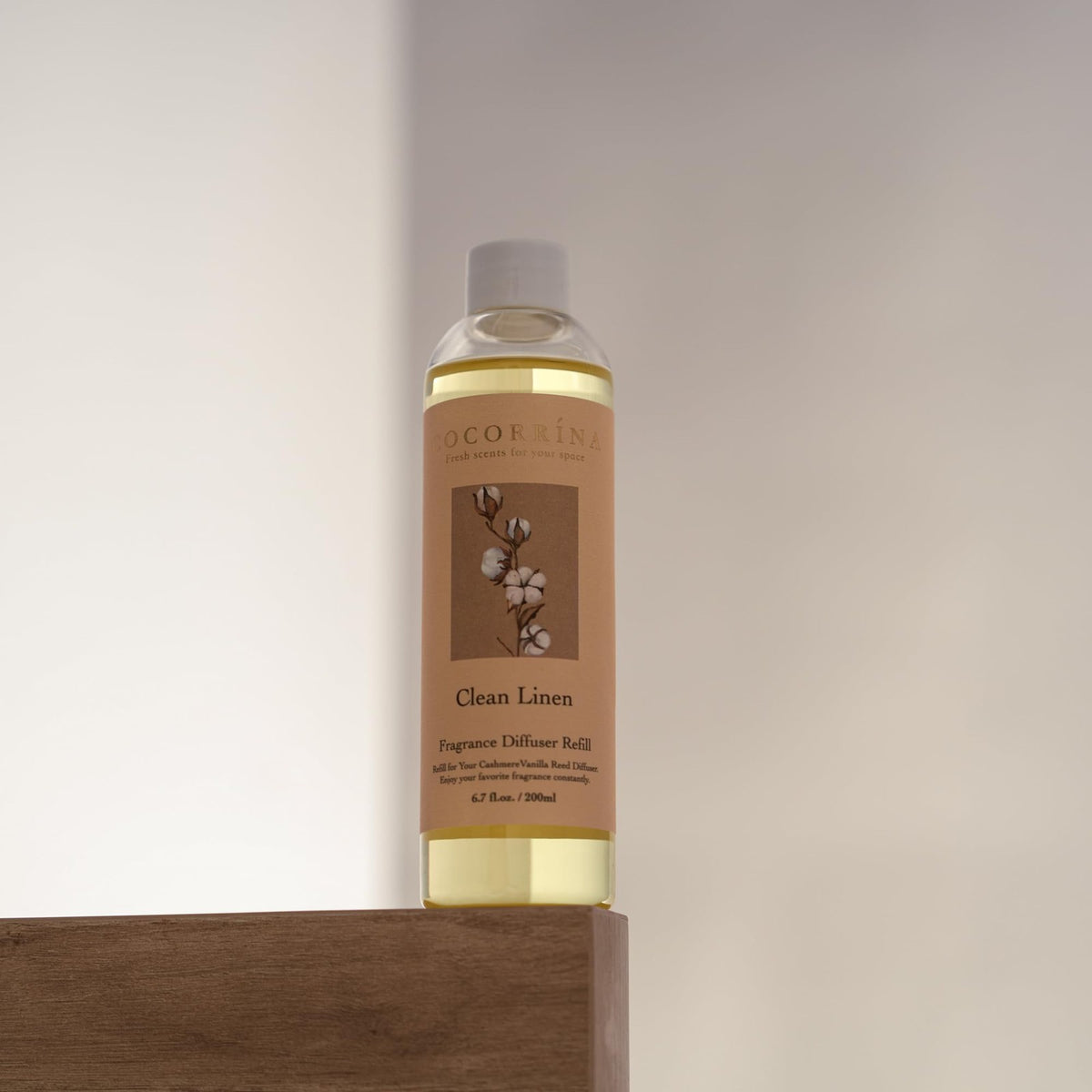 Reed Diffuser Refill Linen Scent - Long Lasting 6.7 Fl Oz for Home Fragrance