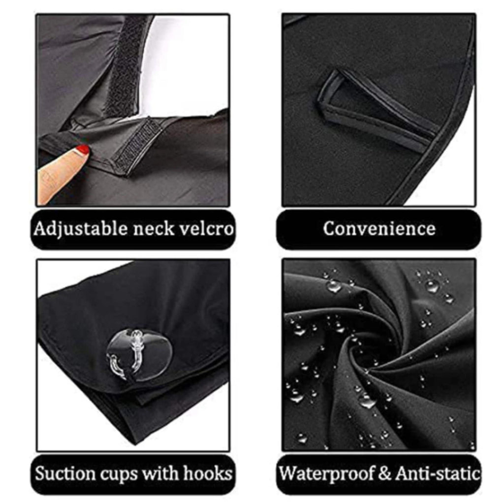 Waterproof Shaving Apron Beard Catcher Cape for Men Bathroom Grooming