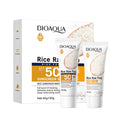 Rice Pulp SPF50 Moisturizing Sunscreen Gel Set - 2 Pieces, 40g+30g