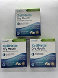 Oracoat Xylimelts Mild Mint Oral Dry Mouth Relief 120 Melts - 3 Boxes