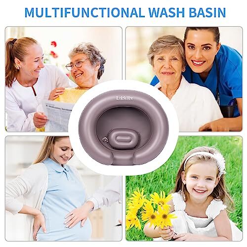 Portable Inflatable Hair Washing Basin for Bedridden & Elderly Care