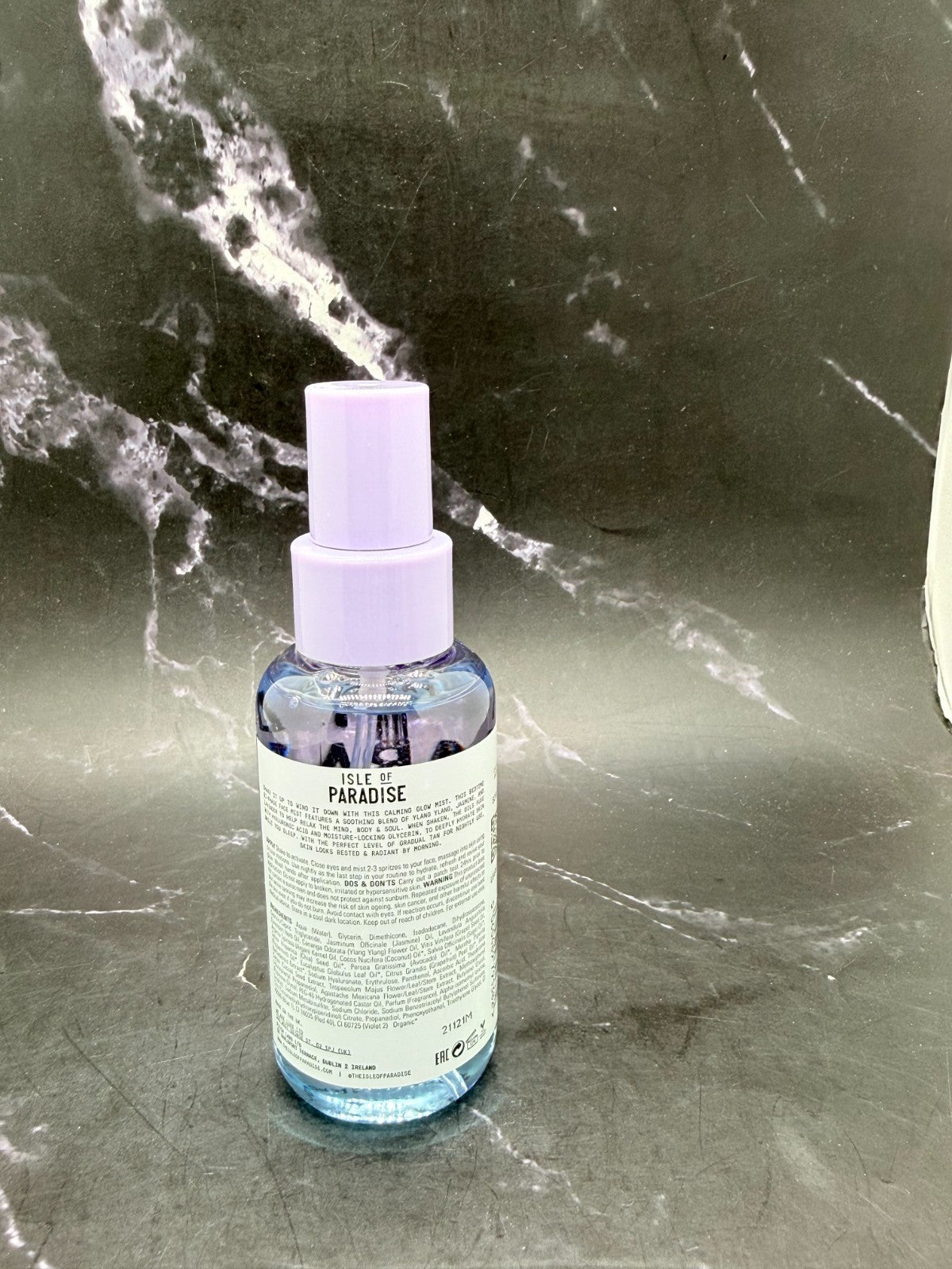 Self-Tan Face Mist with Applicator Brush - Night Glow Tan Spray 3.38 oz