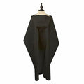 Disposable Hair Salon Cutting Capes Black 50 Pack - Water Resistant & Lightweight