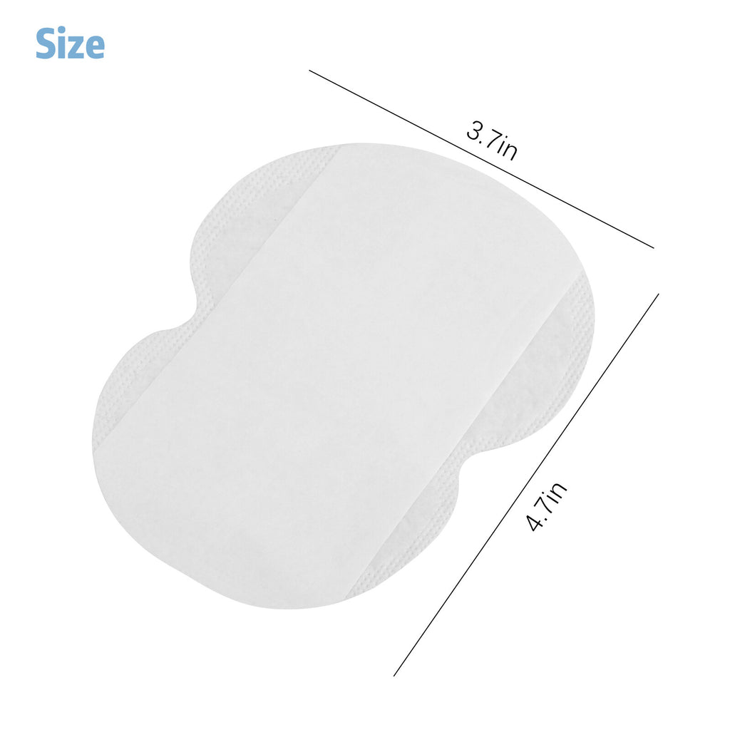 Disposable Underarm Sweat Pads - 100 Absorbing Stickers for Dryness & Comfort