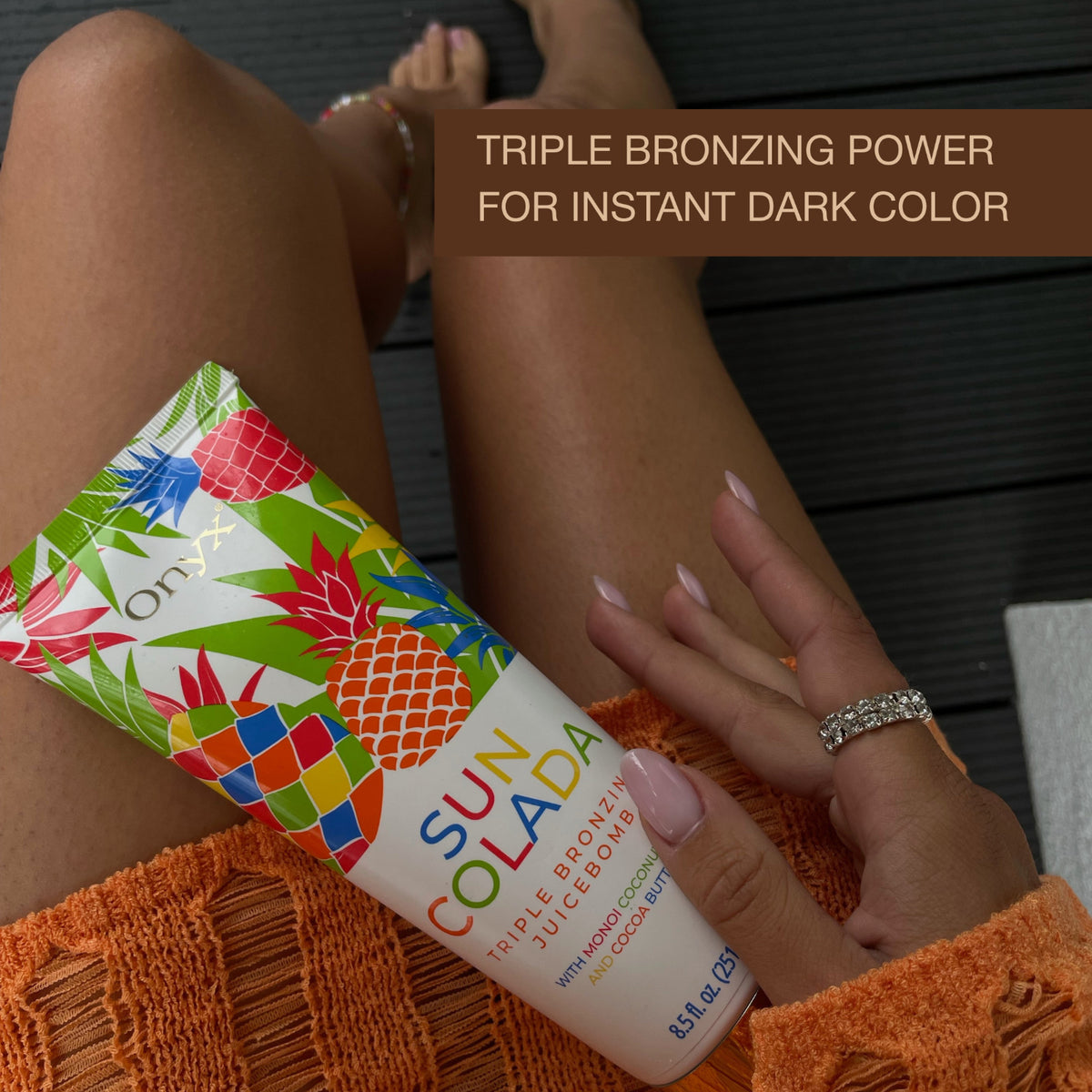 Onyx Suncolada Triple Bronzing Tanning Lotion - Deep Glow 8.5 fl oz