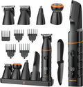 Men's All-in-One Body & Pubic Hair Trimmer Kit - Versatile Grooming Tool