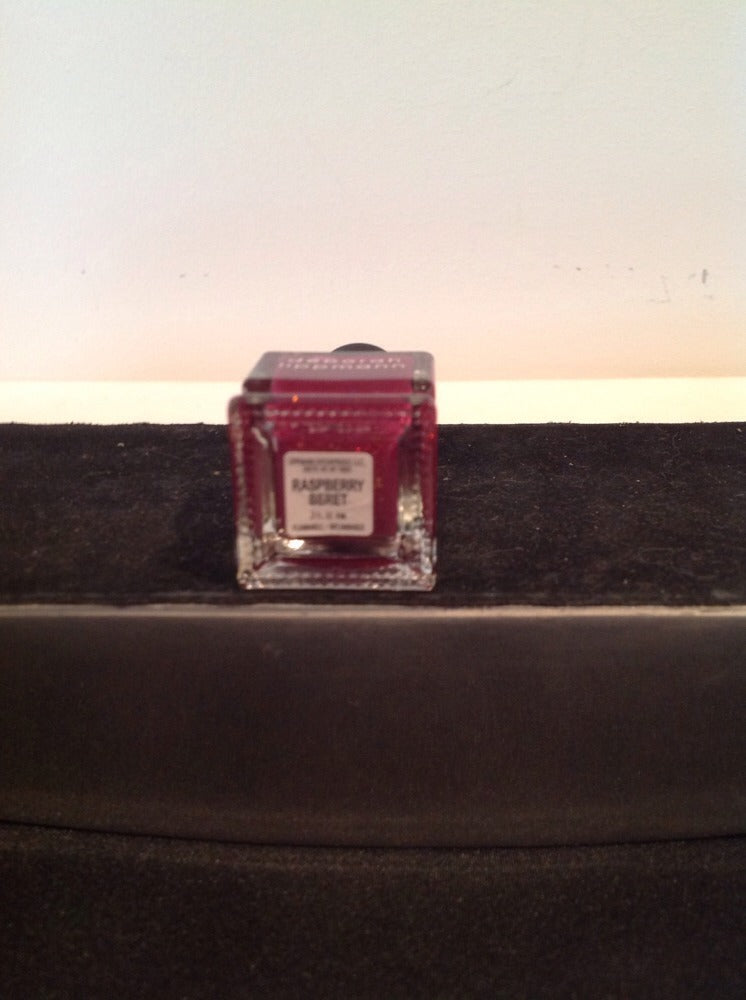 Mini Raspberry Beret Nail Polish - Red, 0.27 fl oz, Long-Lasting & Natural Formula
