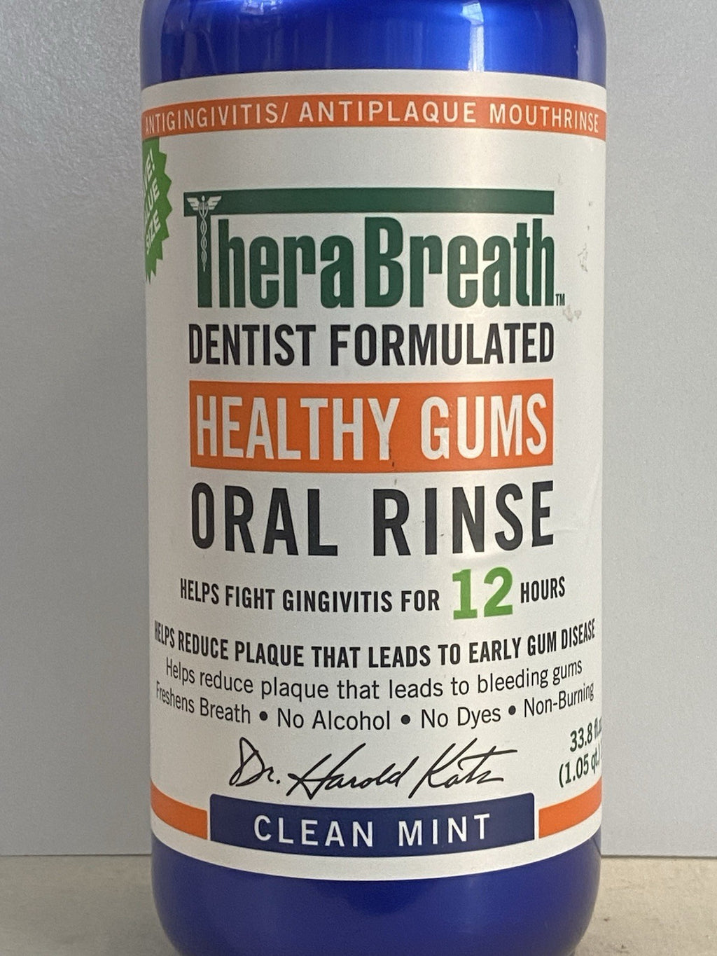 Antigingivitis Mouthwash with Fresh Mint - Healthy Gums, 33.8 Fl Oz