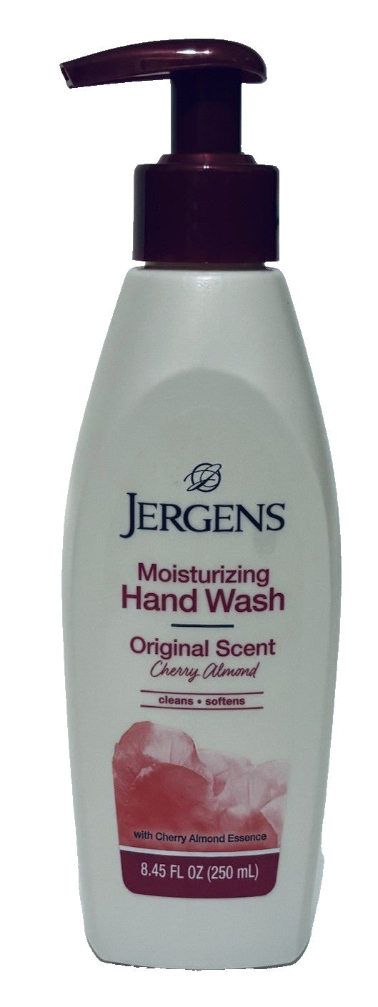 Jergens Cherry Almond Hand Wash Liquid Soap - 8.45 oz Pack of 6