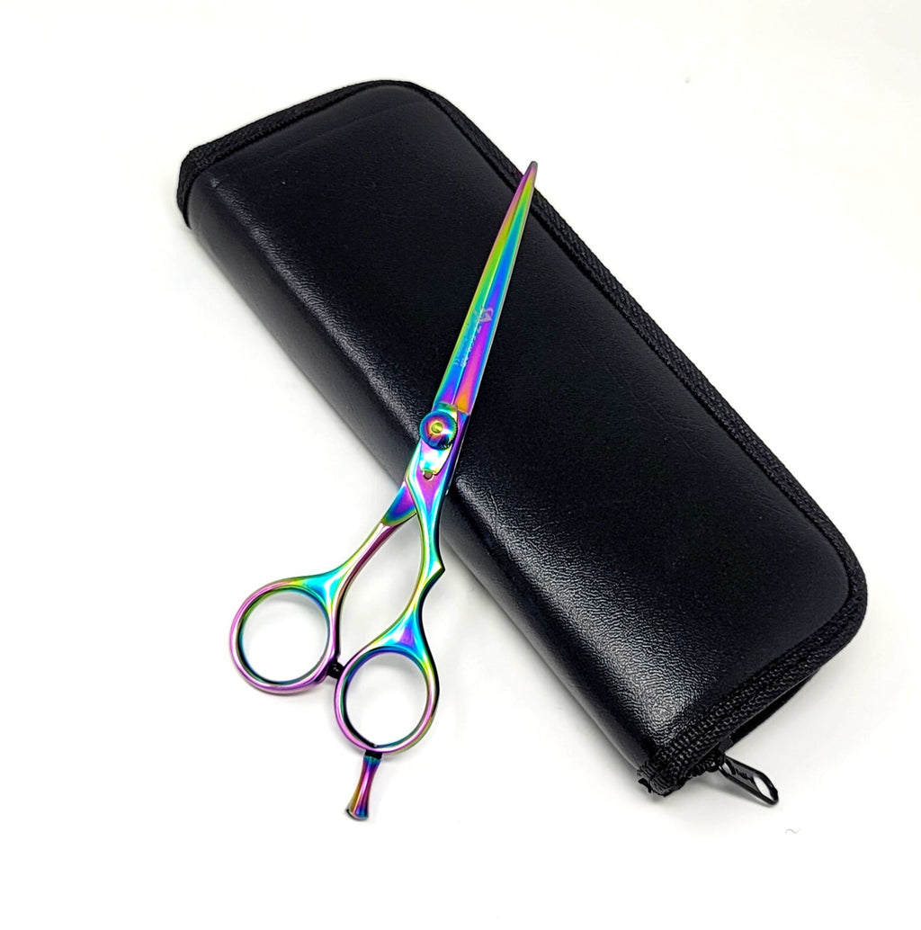 Professional German Hair Cutting Scissors 6.5 Inch Multi Color Titanium Coated