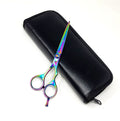 Professional German Hair Cutting Scissors 6.5 Inch Multi Color Titanium Coated