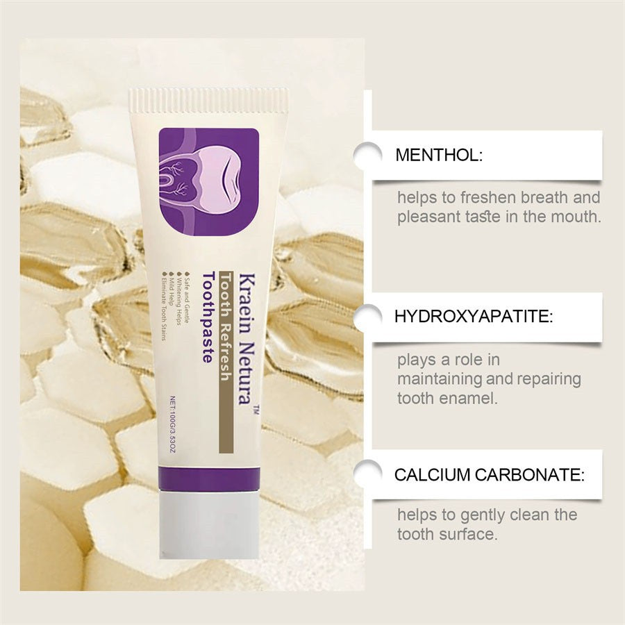 Natural Toothpaste for Sensitive Teeth & Bad Breath - Pack of 1-3