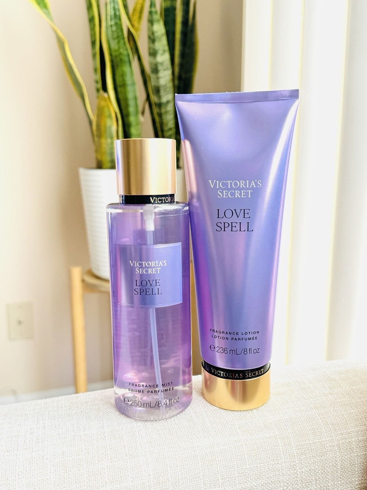 Victoria's Secret Love Spell Fragrance Mist & Lotion Set - 8 fl oz