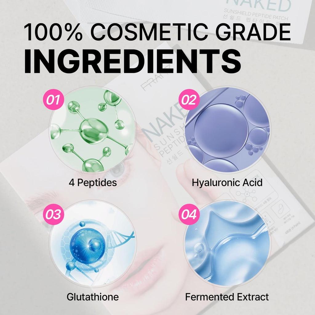 UV Patch SPF 50+ Sun Protection with Hyaluronic Acid for Outdoor Skin Care