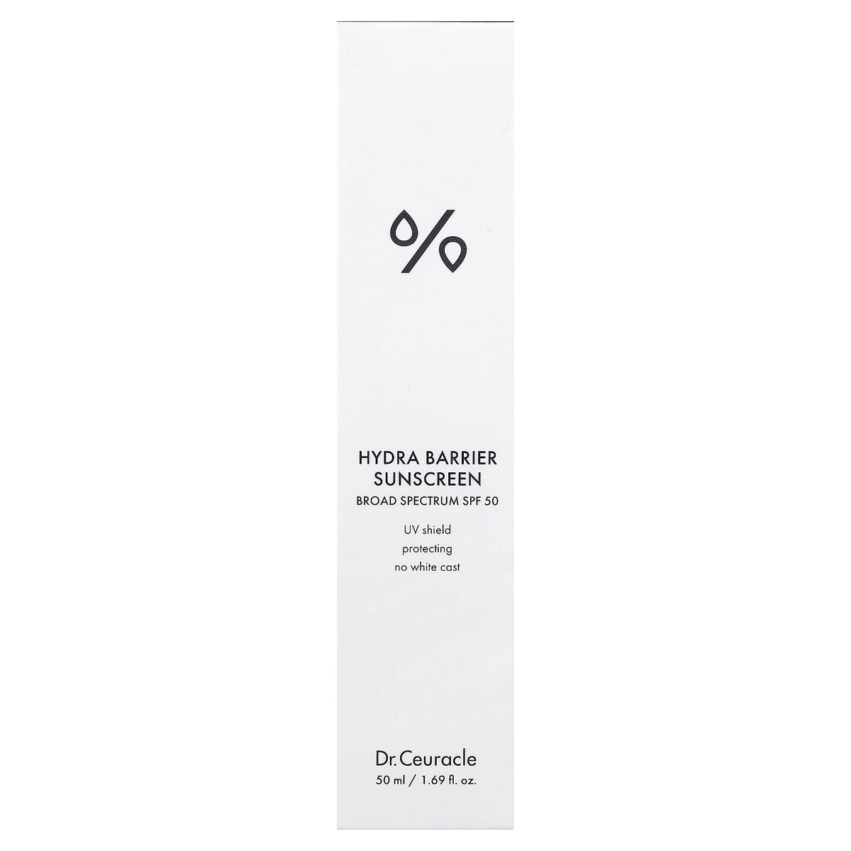 SPF 50 Sunscreen with Zinc Oxide - Broad Spectrum UV Protection, 1.69 fl oz