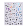 Beach Nail Stickers Set for Nail Art - Mermaid Seashell Starfish Turtle Designs