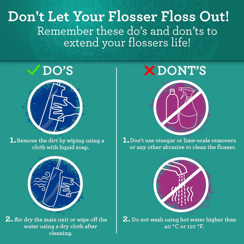 Electric Toothbrush and Water Flosser Combo Kit with 4 Tips - Complete Oral Care