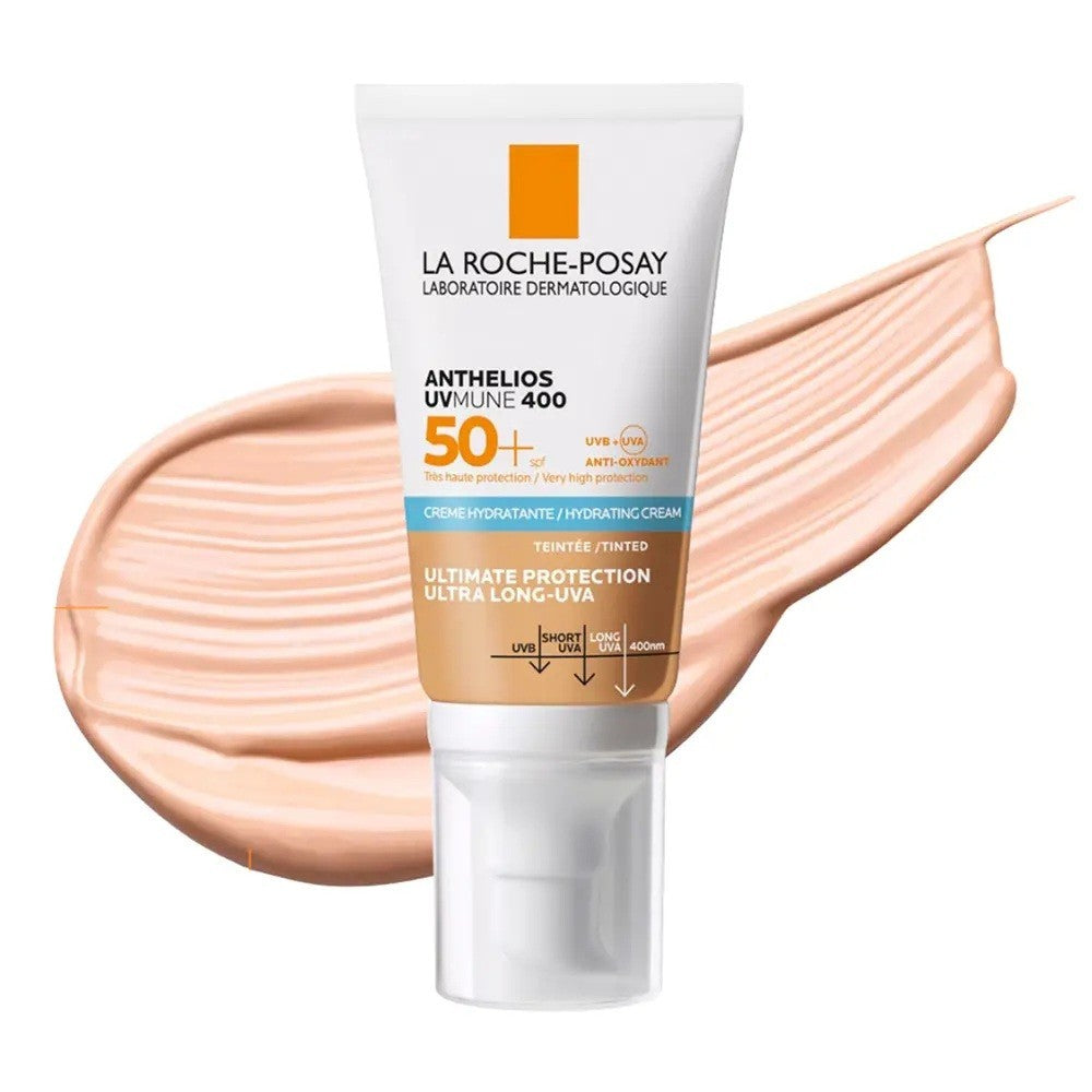 SPF 50+ Tinted Moisturizing Sunscreen Cream for Sensitive Skin 50ml