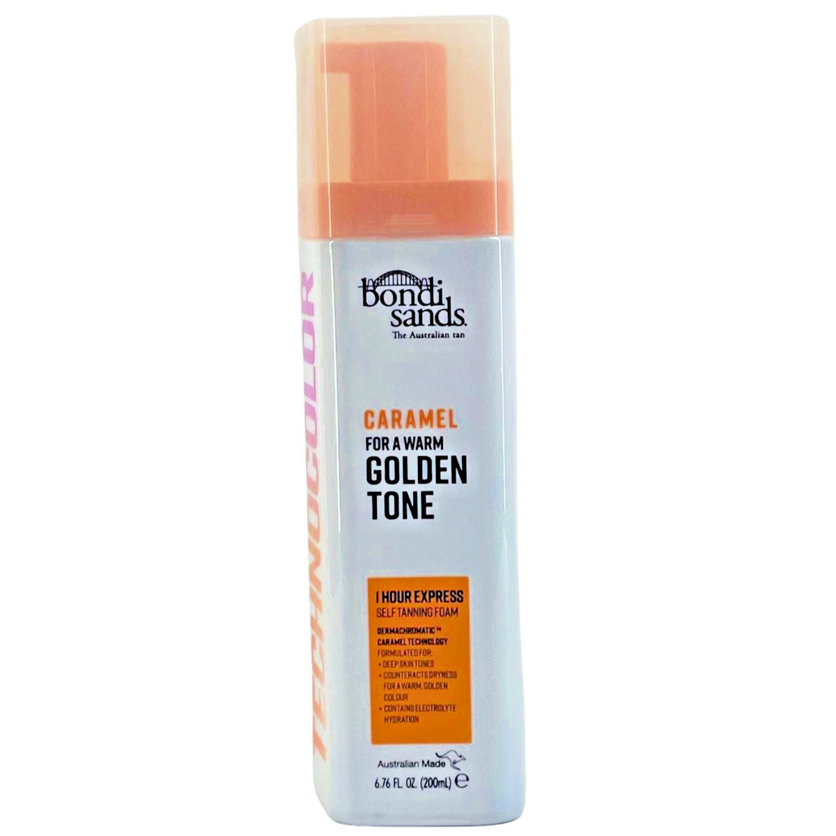 Self Tanning Foam for Deep Skin Tones - Golden Caramel Tan 6.76oz 4 Pack