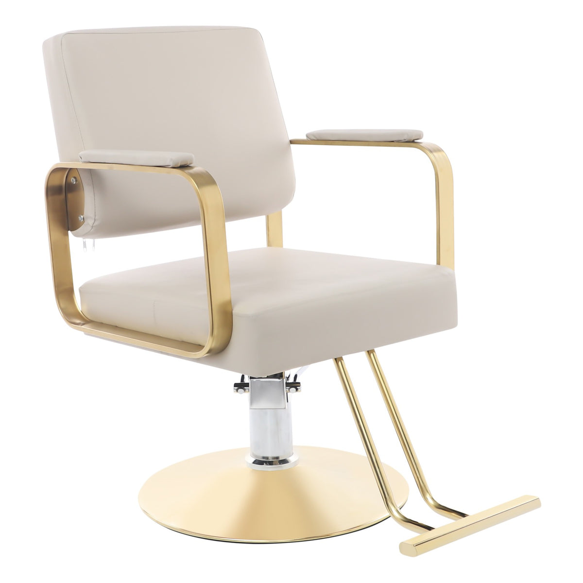 Adjustable 360° Rotating Barber Chair for Hair Salon & Stylist
