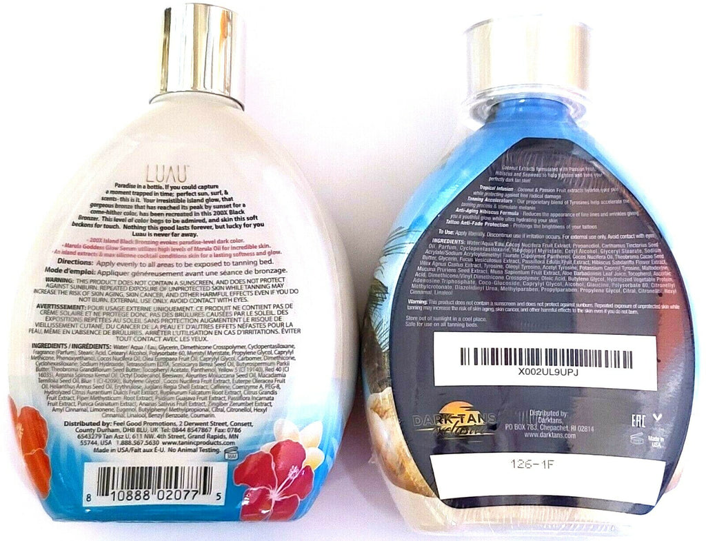 Island Black Bronzer & Tanning Lotion Set - 13.5 oz