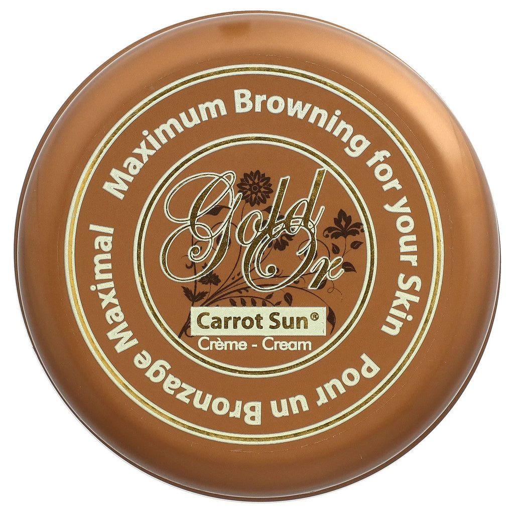 Gold Sun Tanning Cream - 350ml Natural Fruit Extract & Tyrosine Boosts Tan