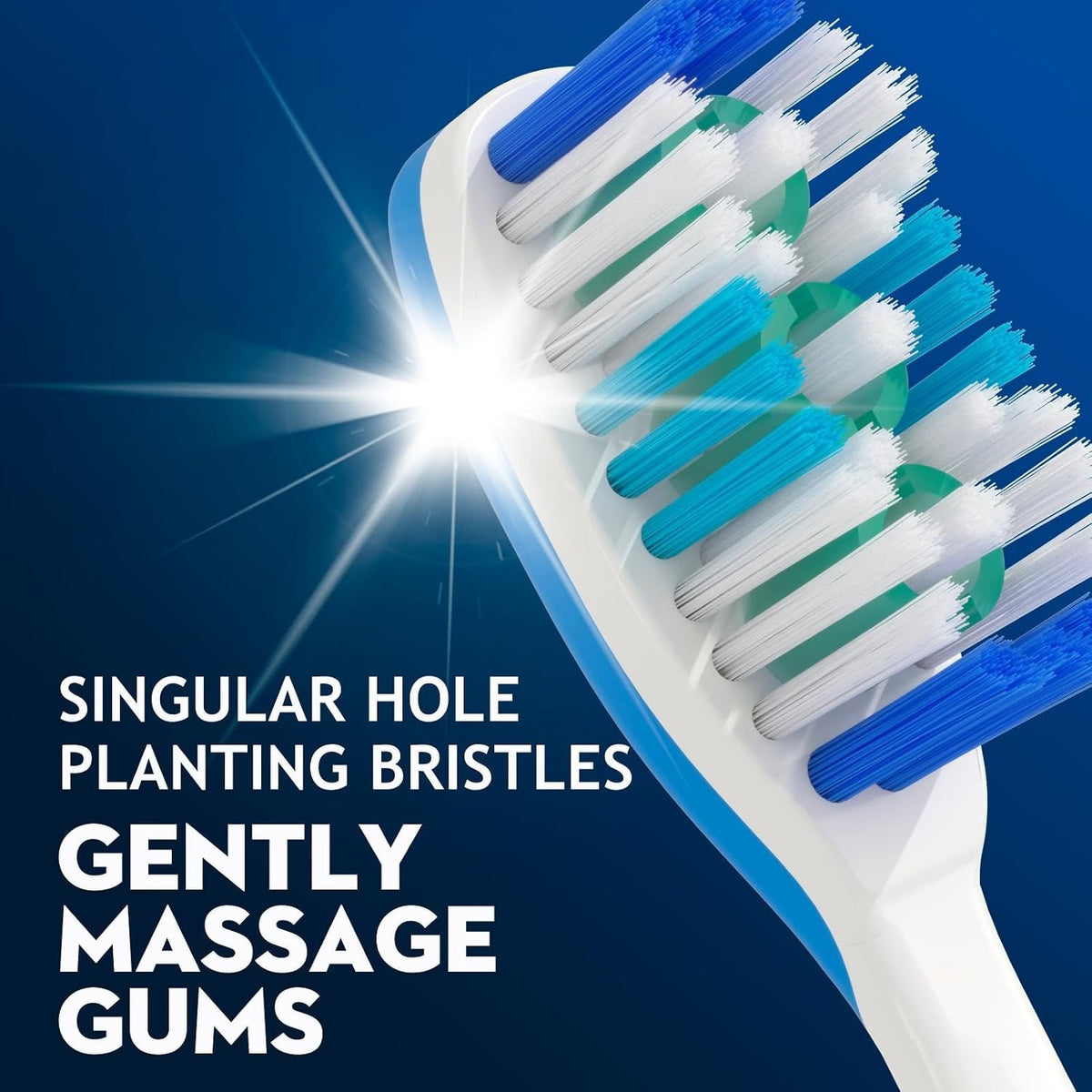 Multi-Color Deep Cleansing Toothbrush Set with Wave-Shaped Bristles – 6 Pack