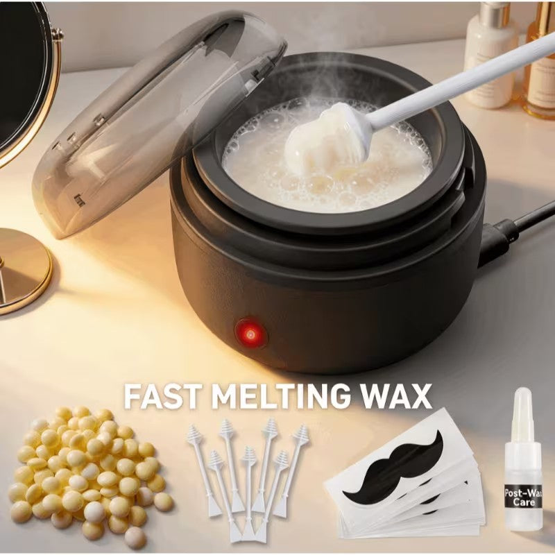 USB Mini Hot Wax Warmer Kit for Facial & Eyebrow Hair Removal